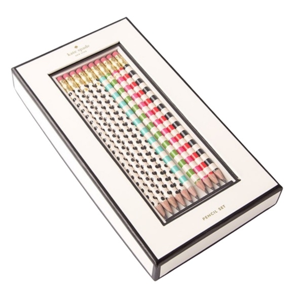 KATE SPADE • Dot The I’s Pencil Set Stationery School Art Crafts - Picture 2 of 8